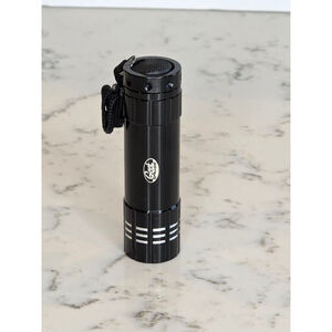 Geek Squad Black LED Flashlight One Size